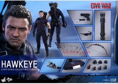 Hot Toys Mms358 1/6 Captain America 3 Civil War Hawkeye 3.0 Action Figure NEW