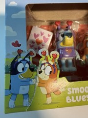 Bluey & Bingo Lot Of 2 Smoochy Kiss Valentine’s Day Toy NEW IN Box, Muffin