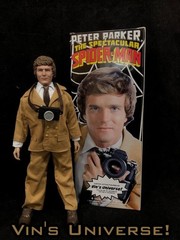 Custom 8″ Mego Nicholas Hammond s Peter Parker Spider-Man Action Figure Boxed