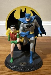 1996 Hallmark Batman and Robin Statue DC COMICS Golden Age