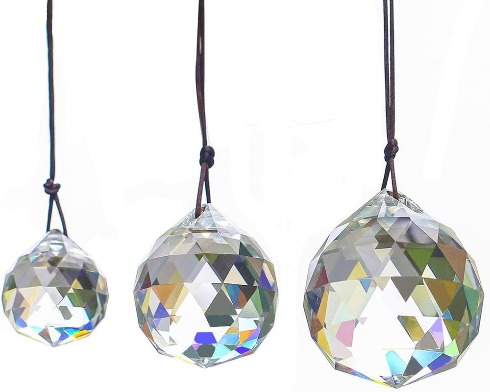 H&D HYALINE & DORA 30/40/50Mm Faceted Suncatcher Crystal Ball Chandelier Prisms
