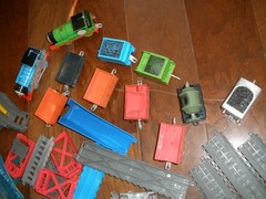 HUGE LOT OF 2013 2016 THOMAS TRACKMASTER TRACK AND CARS WORKS