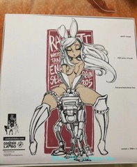 New Coolrain Labo Rabbit Trooper Pure White Dark Grey Pink Red Model Toy Figure