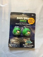 Angry Birds Space Puzzle Erasers Complete Set Or choice of 6 Characters
