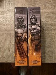 🔥 Star Wars The Black Series Clone Commander Doom #23 Commander Thorn #24 NEW