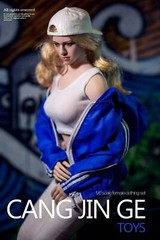 1/6 Sport Gym Hoodie Jacket Top Pants Set For 12″ PHICEN Hot Toys Female Figure