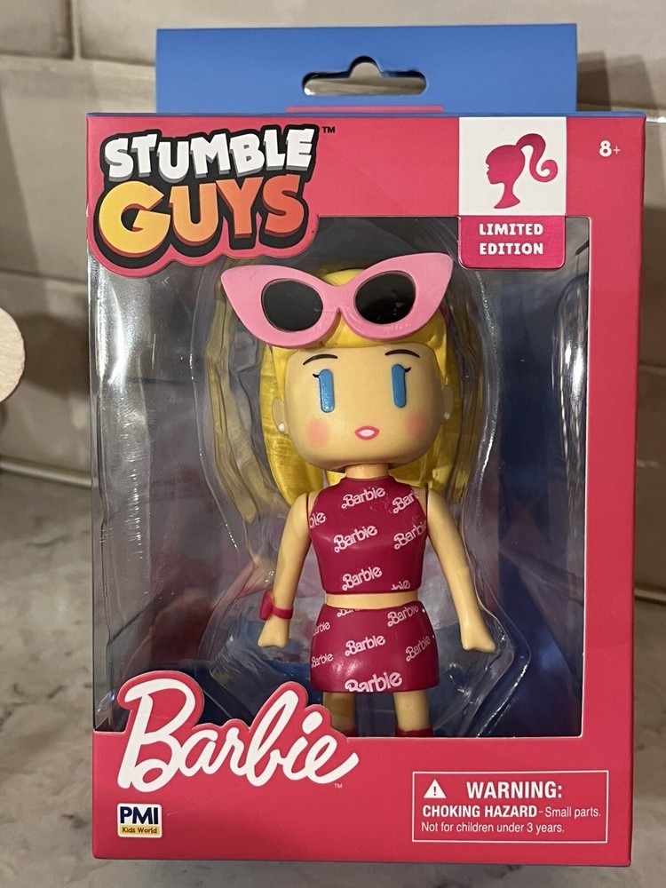 STUMBLE GUYS LEGENDARY BARBIE LIMITED EDITION BOXED 4″ ACTION FIGURE MATTEL