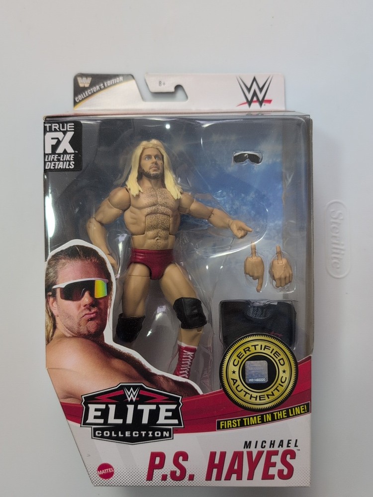 WWE Elite Michael P.S. Hayes Action Figure Collector’s Edition Freebirds Mattel