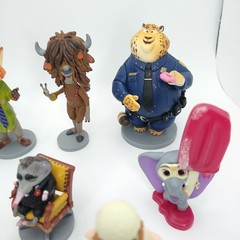 Disney Zootopia 10 Piece Pvc Cake Topper Figure Lot Nick Judy Flash Finnick
