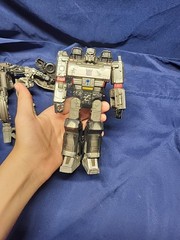 Transformers Studio Series Constructicon Mixmaster And Kingdom Megatron INCOMPLE