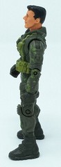 Lanard Elite Corps 2003 Alex Brody 4″ Articulated Figure black hair grey / green
