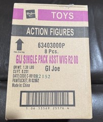 FULL CASE PACK OF 8 Modern G.I. JOE ACTION FIGURES – NEW & Factory Sealed!
