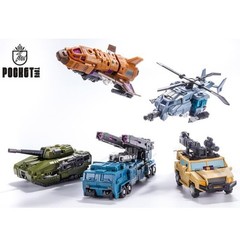 Pockets PT05 Bruticus 9in 5in1 Combination Action Figure Robot Toy Gift Collect