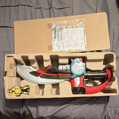 Bandai Red Ranger Sword Set Boxed Red/Silver/Black/Blue