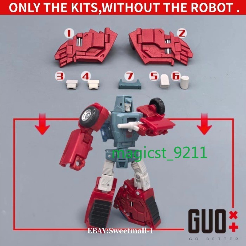 GO BETTER 3D DIY Filler Upgrade Kit For SS86 Windcharger Filling Parts Gift New