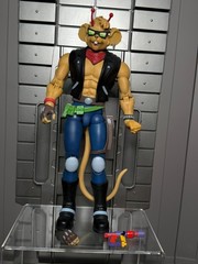 Nacelle Biker Mice From Mars Throttle 7″ Action Figure loose incomplete fodder