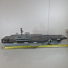 Vintage 2001 Hasbro GI Joe USS Saratoga Aircraft Carrier w/ 8 Planes NOT WORKING