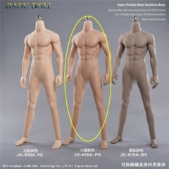 JIAOU DOLL 1/6 JO-K10A-PS Male Muscle Suntan Seamless Action Figure Body 12”Toy