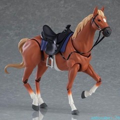 6″ Brown White Poseable Horse Model Set – Action Figures Cosplay Scene Gift Toy