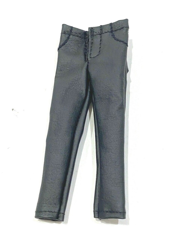 PB-LP: FIGLOT Black leather pants for 6″ action figure body (No Figure)