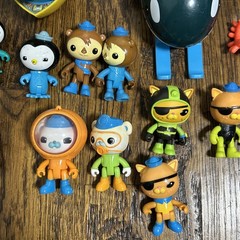 Octonauts Huge Figure and Vehicle lot Multiple Animals Sea Creatures