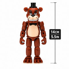 Freddy Fazbear 3D Printed Action Figure 5.5in FNAF Five Nights at Freddy’s Gift