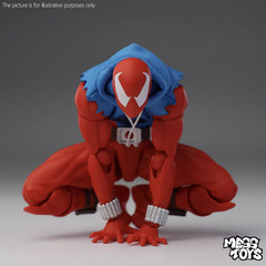 Mess Toys Scarlet Hero Spider-Man Blue Suit 1/12 Scale Action Figure Brand New