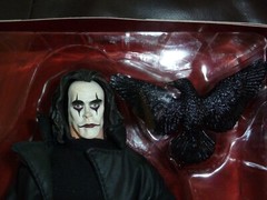 THE CROW REEL TOYS 2002 BRANDON LEE 12 INCH FIGURE WITH SOUND OPENED complete
