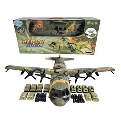 Large Military 21-Inch Cargo Plane C130 Bomber Air Force Bombs 12 Mix Vehicles