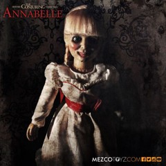 Mezco The Conjuring Universe 18″ Annabelle Roto Plush Doll Replica Horror Movie