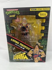 Super7 TMNT Krang Android Super Cyborg Action Figure Clear Articulated 2024 New