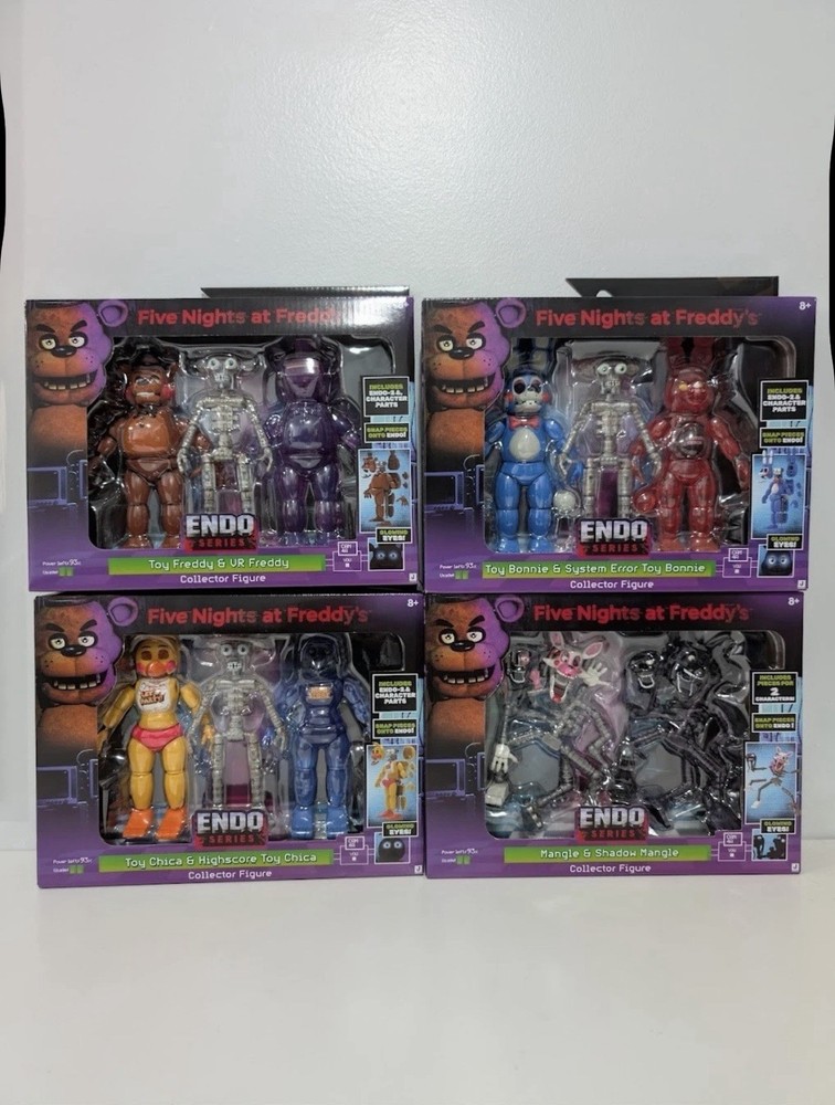 FNAF | Five Nights at Freddy’s Endo Series 2 Freddy Chica Bonnie Mangle Set