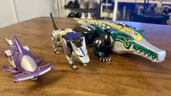 Bandai Japan DX Megazord Power Rangers Wild Force Sentai Gaoranger Gao Hunter