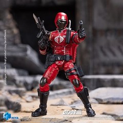 Hiya Toys 1/18 G.I. Joe Exquisite Mini Crimson Guard Action Figure Toy Model NIB