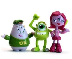 Monsters Inc. Monsters University Mike Sully Action Figure Kids Toy Gift 12 Pcs