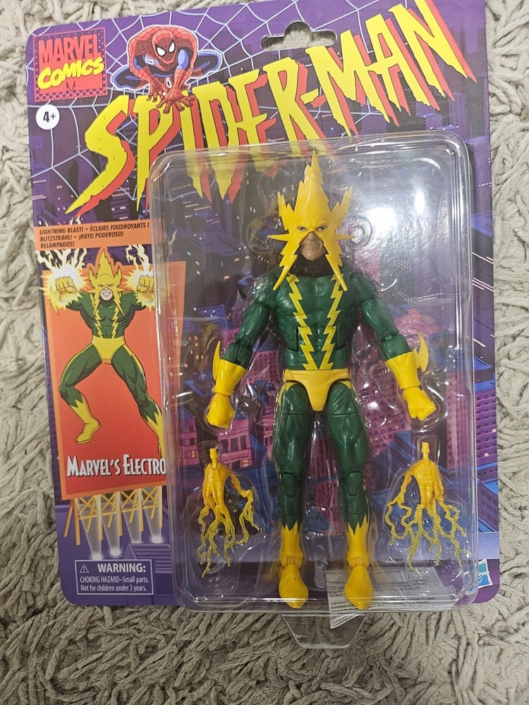 Spider-Man Marvel Legends Retro Collection Electro – BRAND NEW IN BOX