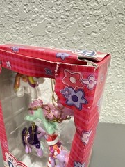 VTG My Little Pony Mini Holiday 5 Piece Ornament Set Kurt S. Adler 2004 Hasbro