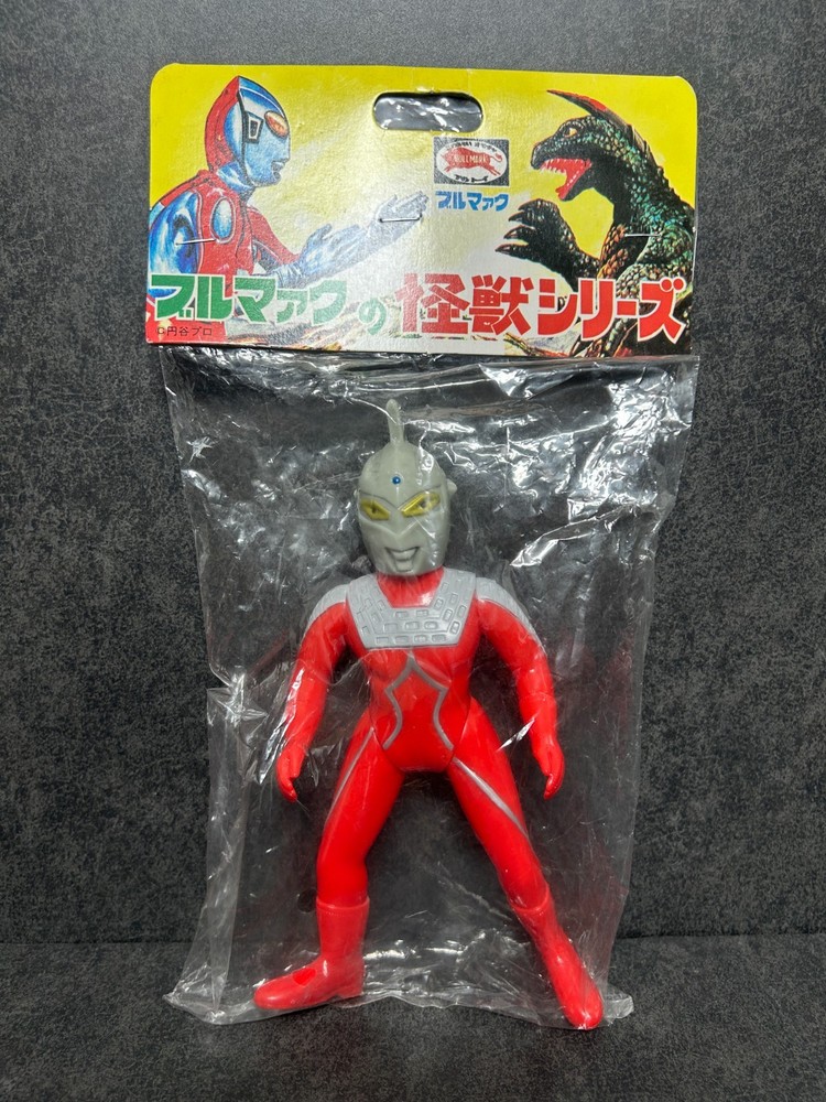 Bullmark 2003 POPY Ultraseven 2nd Ver. Sofubi 7.6″ Soft Vinyl Figure Sealed