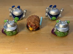 Angry Birds Star Wars Telepods Toy Lot, 53 Birds and Pig Figures Hasbro