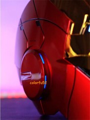 AUTOKING Iron Man MK5 1:1 Helmet Wearable Voice-control Golden Mask Cosplay US!!