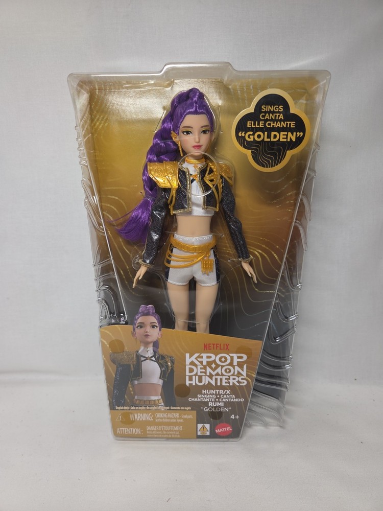 KPop Demon Hunters HUNTR/X Rumi Golden Singing Doll Mattel Netflix New Sealed