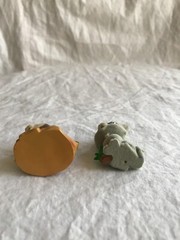 Dog Cat Puppy Kitty in My Pocket Animals Mini Figure Lot of 10 Some Flocked