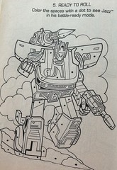 Transformers Generation 2 Decepticon Danger Coloring Activity Book 1993 Vintage