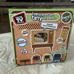 Tiny TV Classics Star Trek Collectible TV with Real Working Remote- NEW Sealed