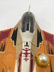 Star War Plo Koon’s Jedi Star Fighter Orange Space Ship Hasbro 2001