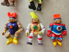 VINTAGE LOT OF 5 ACE NOVELTY STONE PROTECTORS TROLL ACTION FIGURES