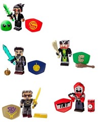 Tube Heroes 3″ Action Figure Set Of 5