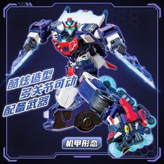 Metal Cardbot W Flash Vector F1 Race Car 2-Mode Transformer Robot NFC Card Toy