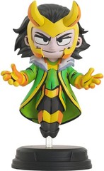 Marvel Collectible Animated 4 Inch Statue Figure – Loki