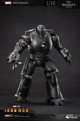 1915-01: ZD Toys Marvel Iron Man Iron Monger 9″ action figure (LED Ver.)